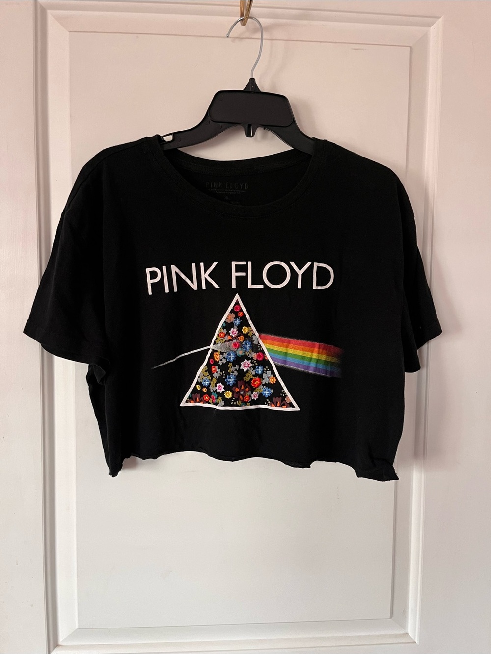 Pink Floyd Black Band Tee with Subtle Gray Print